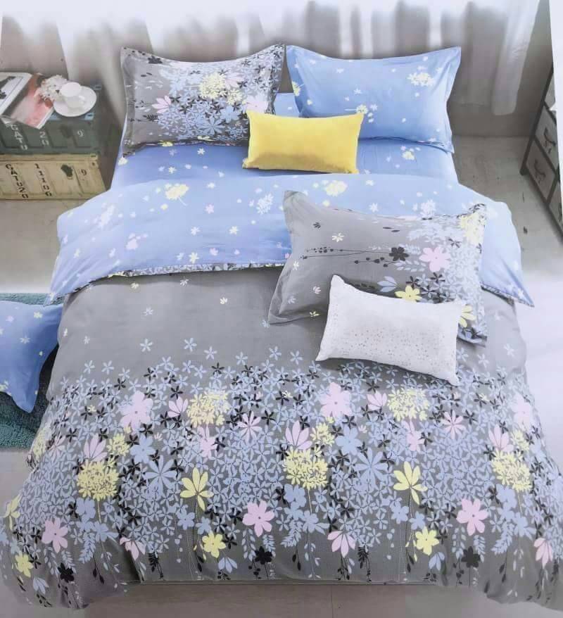 ❀✿พิเศษสุดๆลดราคา💥ชุดเครื่องนอนครบเซ็ต+ผ้านวม#ลายดอกไม้#โทนสีฟ้าsocute✿❀#Minimalstyle