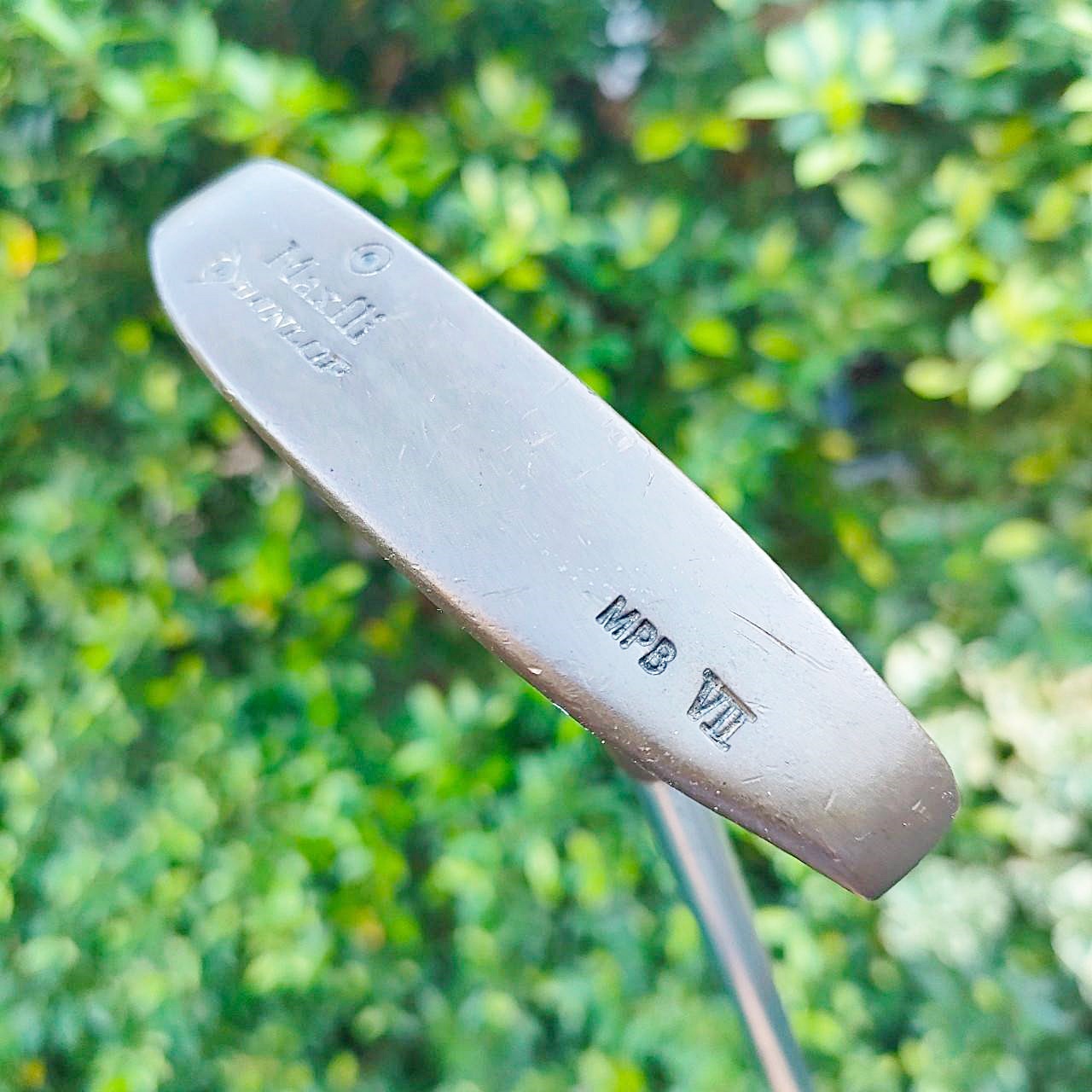 PUTTER DUNLOP MAXFLI MPB VII ความยาว 34 นิ้ว *กริพแตกลายงา* คลาสสิค จุดเด่นคือไม้นี้วัสดุทองแดง พรีเมี่ยมญี่ปุ่น!! ไม้กอล์ฟมือสอง ของแท้ BY NakaraLuxurious