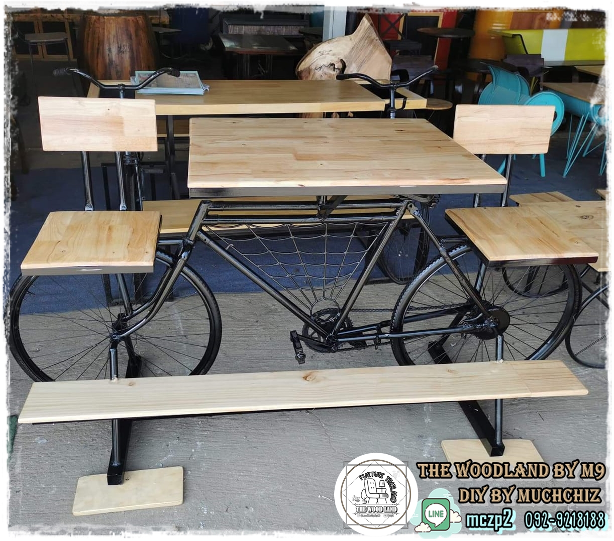 #BICYCLE Design#เฟอร์นิเจอร์จักรยานวินเทจ #เฟอร์นิเจอร์ตกแต่งร้านกาแฟ