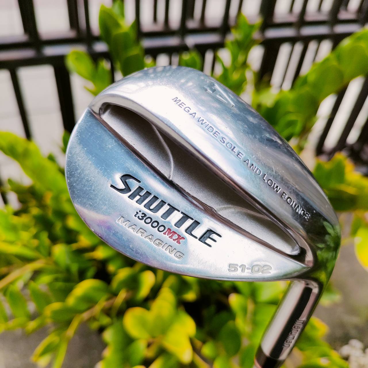 WEDGE MARUMAN SHUTTLE i3000MX MARAGING หน้าเด้งมาก องศา 51 BOUNCE 2 LOW BOUNCE เป็น WEDGE หน้าเด้ง MARAGING ที่ชิพง่ายมาก ตีเต็มวงก็ได้ สปินจัดๆ ไม้กอล์ฟพรีเมี่ยมมือสอง ของแท้ By NakaraLuxurious