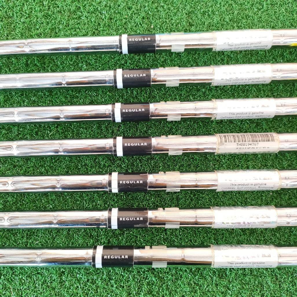 ชุดเหล็ก CALLAWAY X2 HOT PRO มีเหล็ก 4 - 9 PW ทั้งหมด 7 ชิ้น ก้าน N.S.PRO 950GH FLEX R สภาพสวยเดิมมากๆ