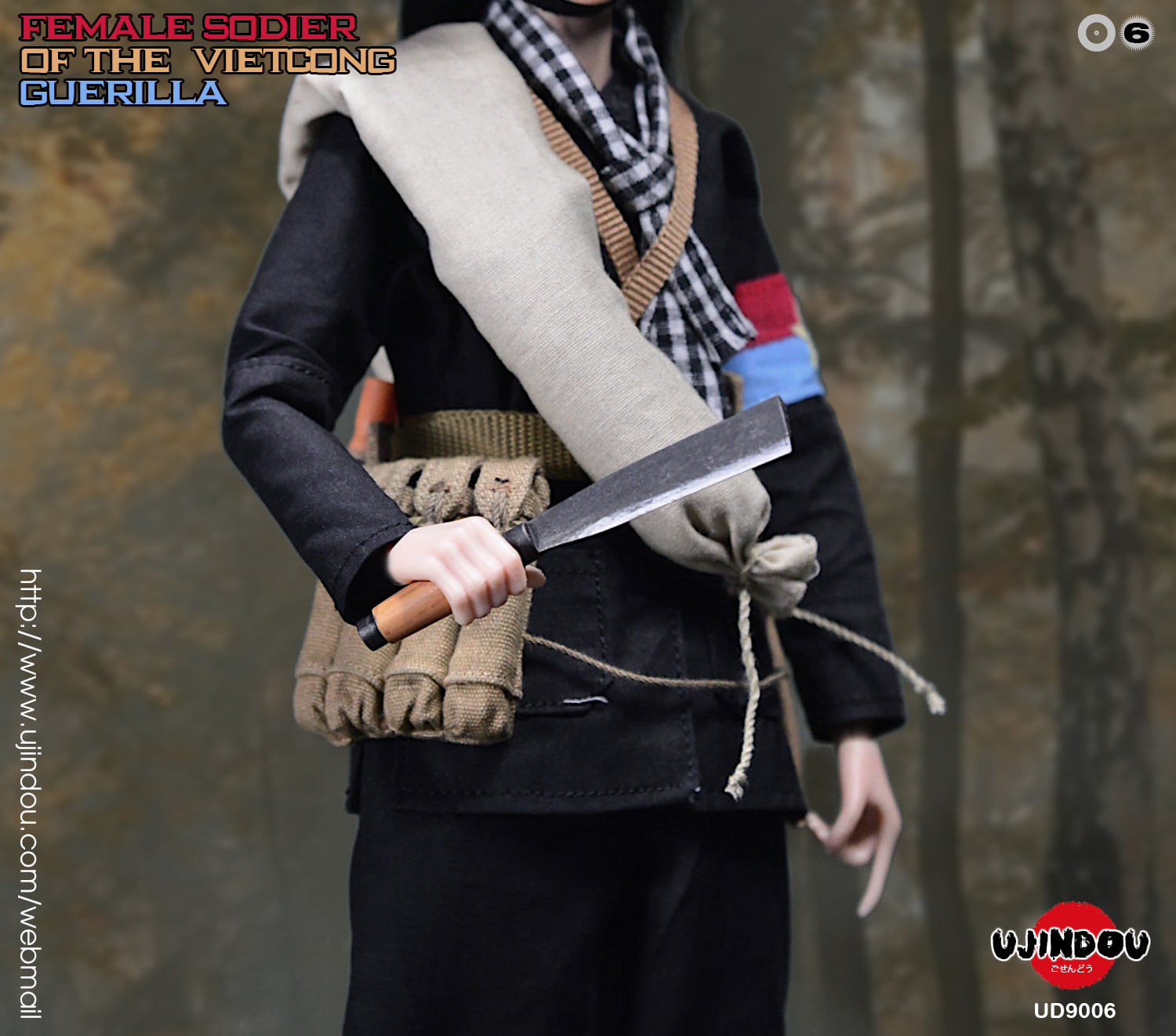[สั่งจอง]UJINDOU UD9006 1/6 FEMALE SOLDIER OF THE VIETCONG GUERILLA