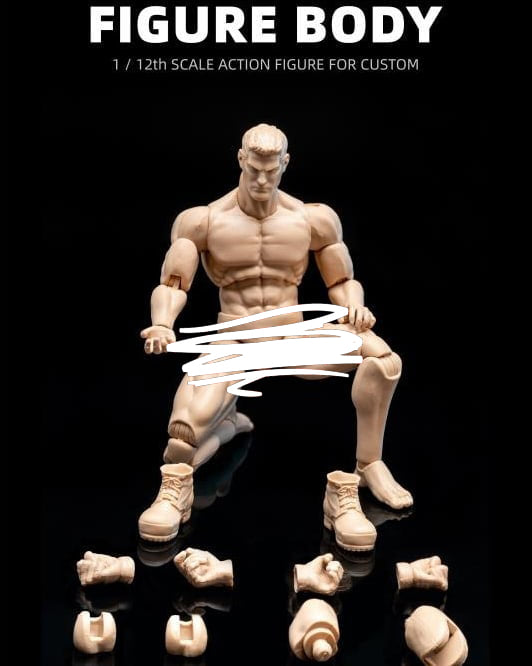 [สั่งจอง]GWToys G-001 1/12 : Base body for custom