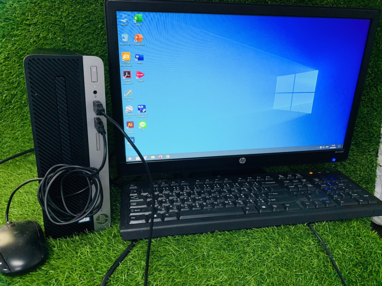 HP ProDesk 400 G4 SFF พร้อม Monitor 20 inch คอม พิวเตอร์แบบตั้งโต๊ะ พร้อมใช้งาน