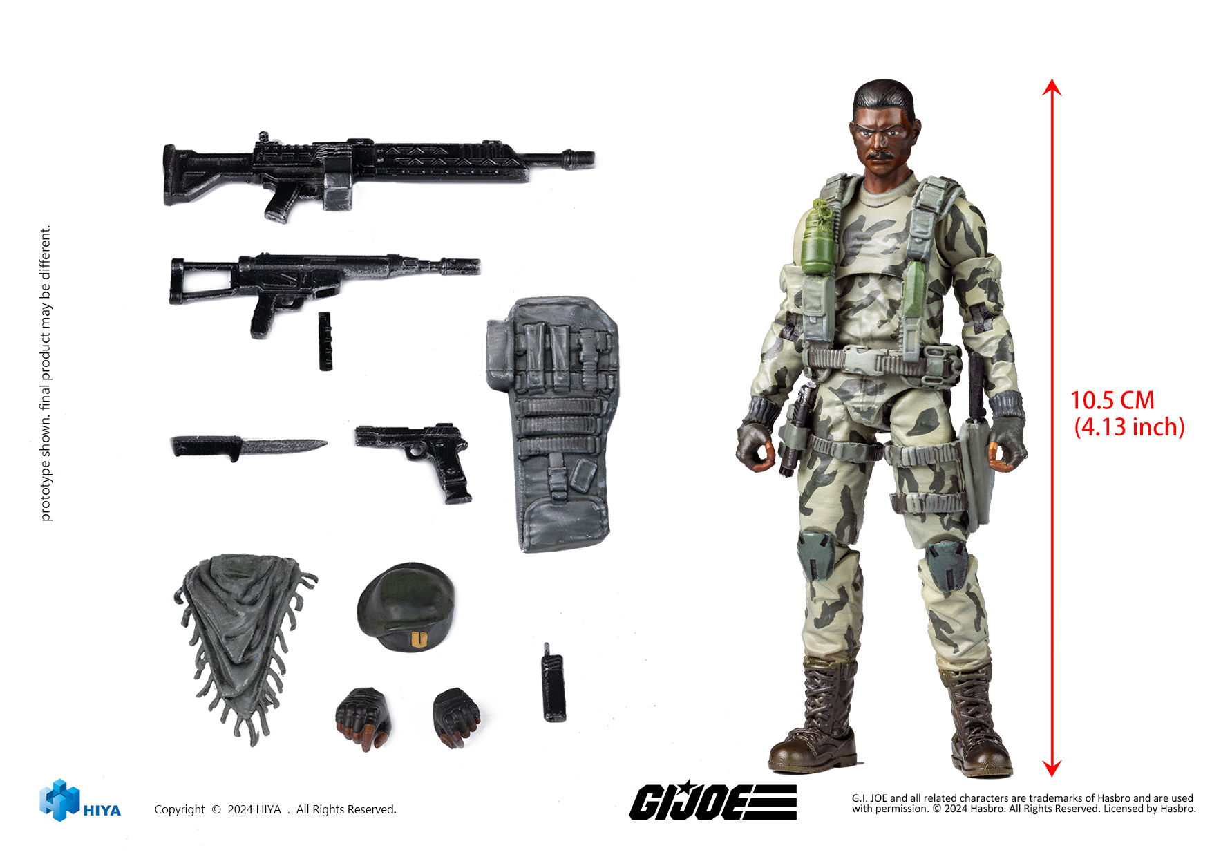 [สั่งจอง] Hiya Exquisite Mini Series EMG0360 1/18 : G.I.Joe Stalker