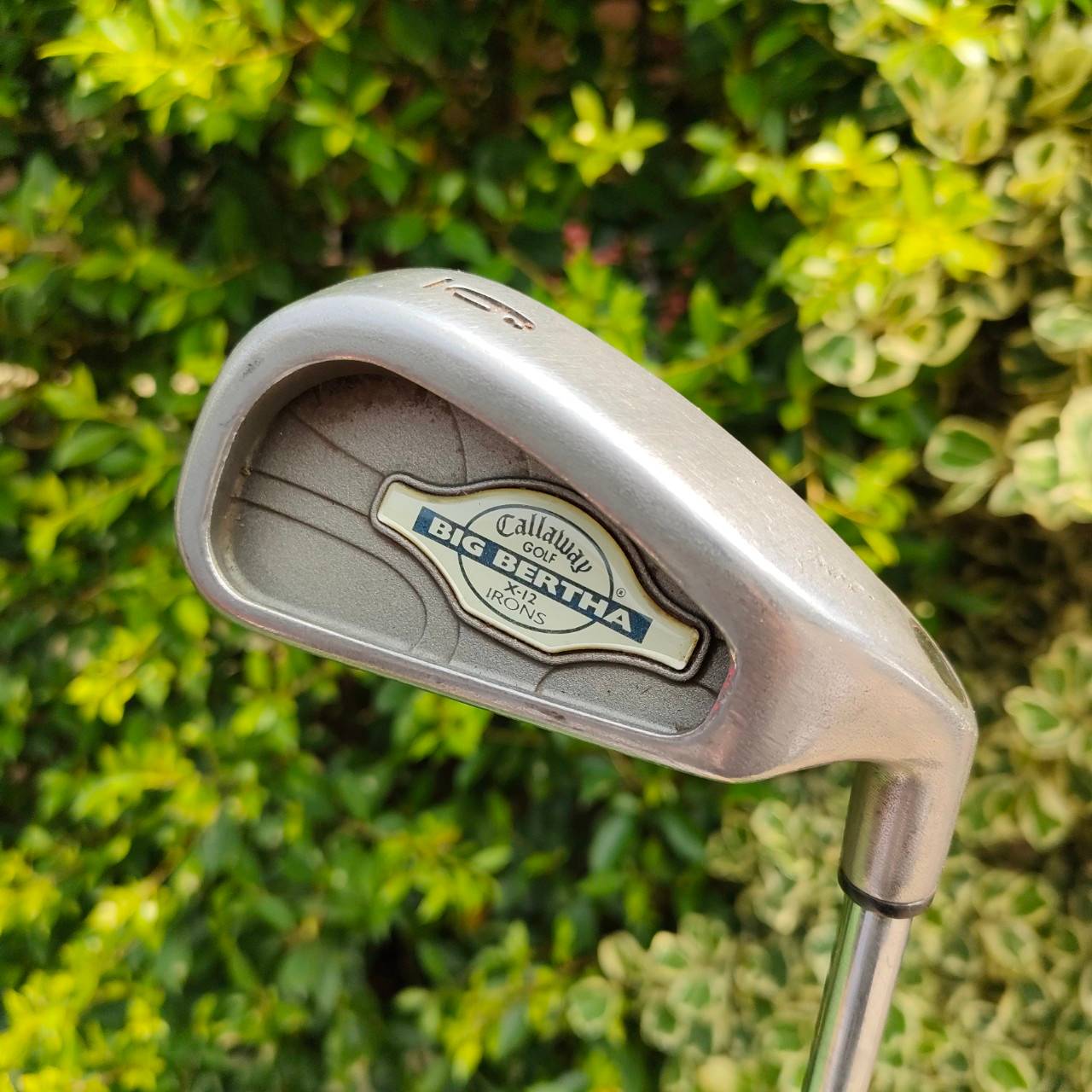 เหล็ก 6 CALLAWAY BIG BERTHA X-12 ก้าน CALLAWAY ก้านเหล็กเบา คุณภาพสูงสุด เหล็ก CAVITY ใหม่ ลึก ตีง่าย ก้านเขาะทะลุครับ .