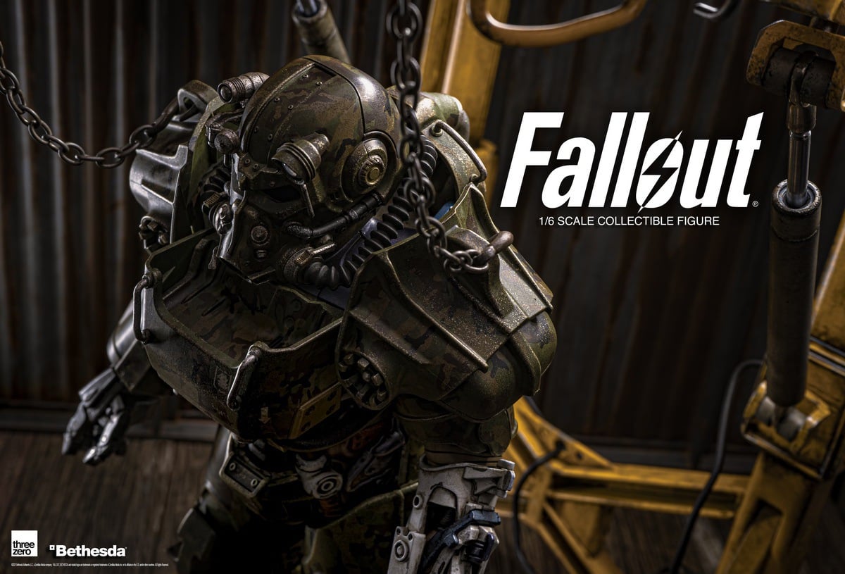 [สั่งจอง]ThreeZero 3Z0178 1/6 : Fallout - T‐60 Camouflage Power Armor