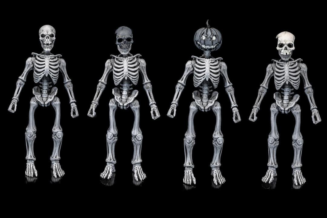 [พร้อมส่ง] Fourhorsemen : GRAVEYARD SKELETONS 4-pack