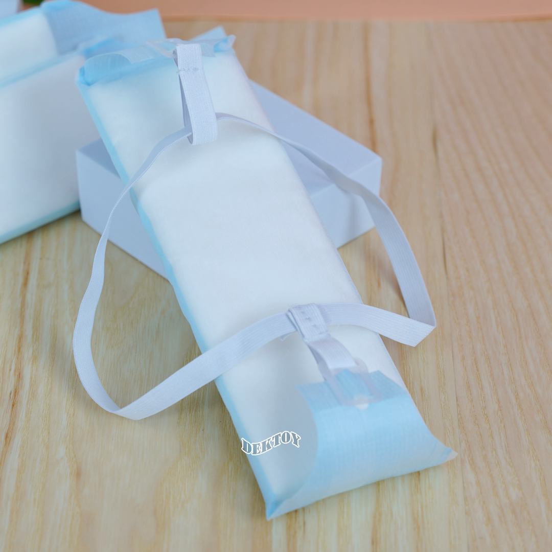 ผ้าอนามัยแบบห่วงพร้อมสายคาดแพ็ค10ชิ้น 1 ห่อ