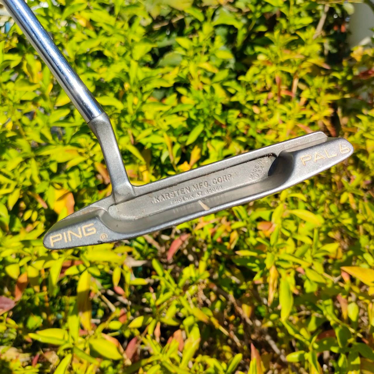 PUTTER PING PAL6 ความยาว 34 นิ้ว ก้าน PING เดิมๆ หน้าสัมผัสยาวมาก ชดเชยความผิดพลาดได้สูงสุด บล๊านซ์มากๆ พัตต์ตรงมาก