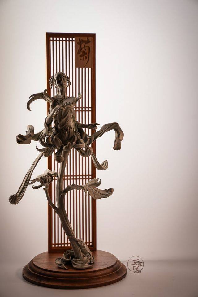 [สั่งจอง]Yuan Xing Liang Chinese Ladies Plum, Orchid, Bamboo and Chrysanthemum