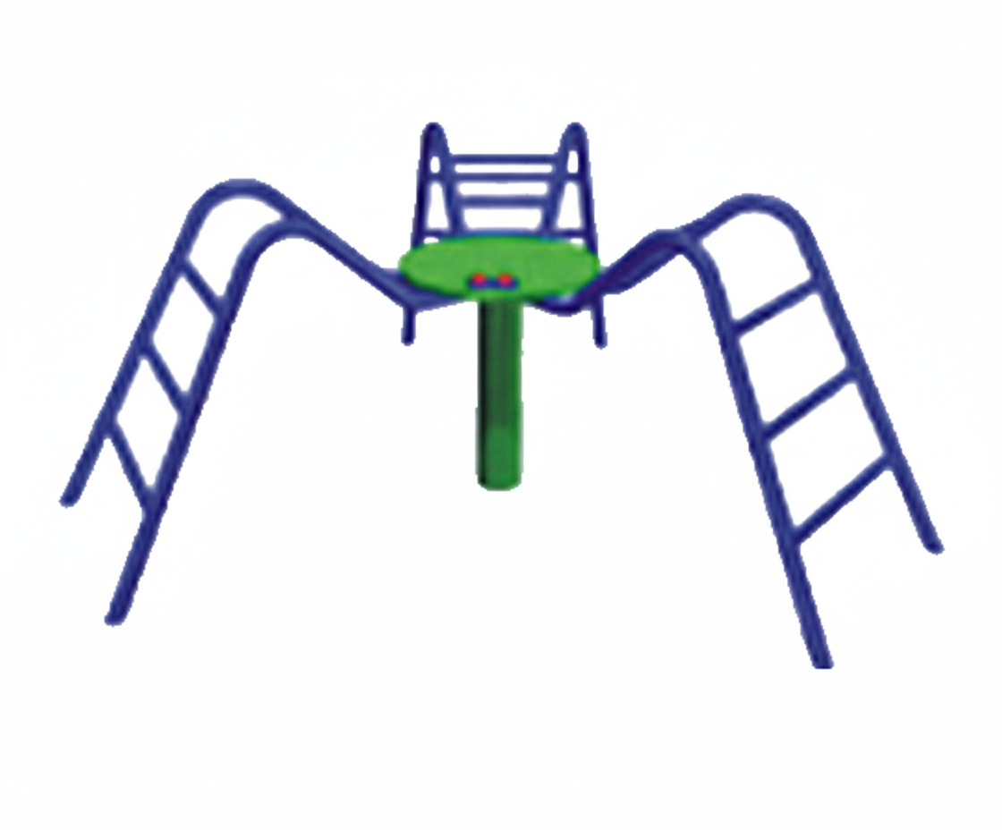 บาร์ปีนป่าย บาร์โหนแมงมุม เครื่องเล่นสนาม กลางแจ้ง เหล็ก ,บาร์โหน ตั้งพื้น ,ของเล่น สั่งทำสั่งผลิต 10-20 วัน ขนาด 200x200x160 ซม.