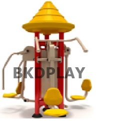 เครื่องออกกำลังกาย กลางแจ้ง ชุดผลักดึง บริหารกล้ามเนื้อ แขน ขาเหยียด ลานกีฬา อเนกประสงค์ สนามกีฬา