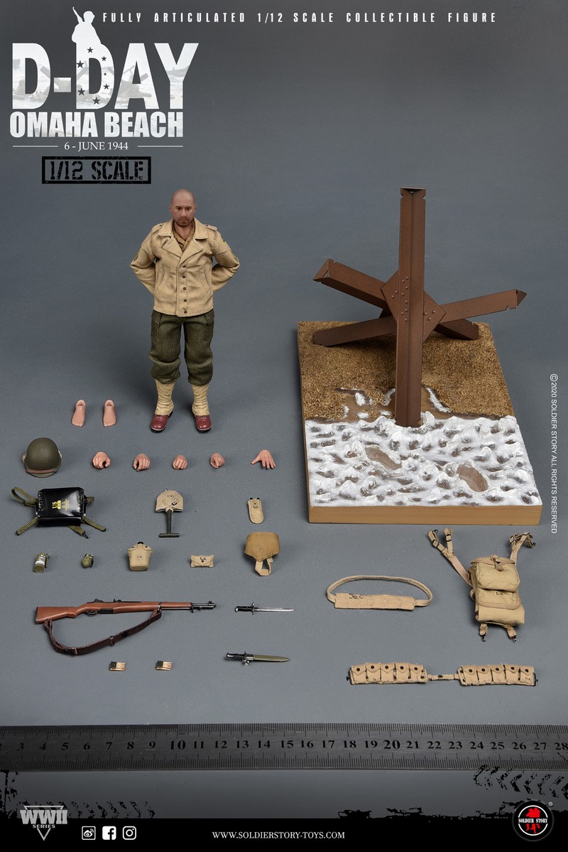 [สั่งจอง] SoldierStory SSM-005 1/12th Scale WWII US. 2nd Ranger Battalion “Sergeant”