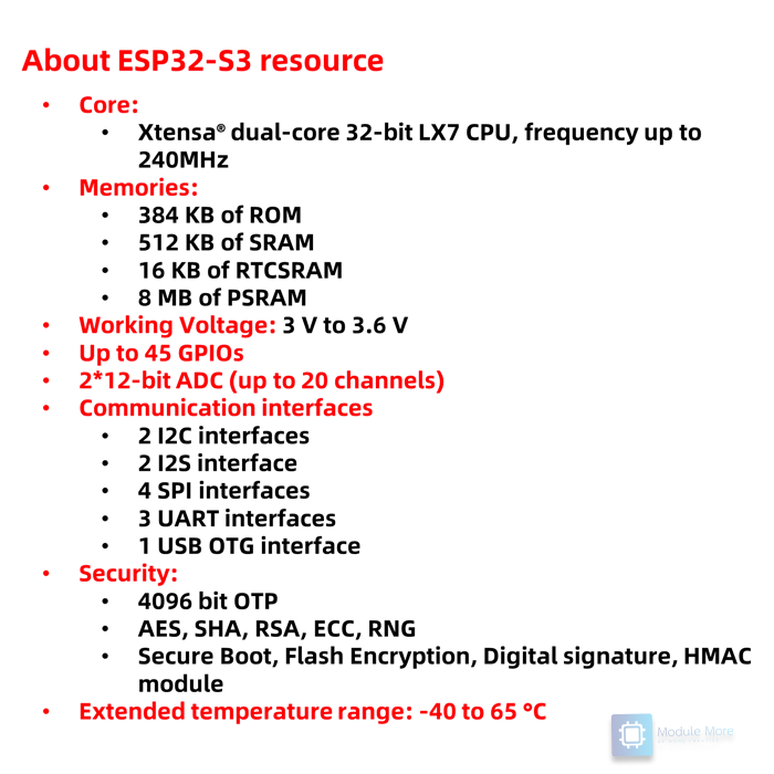 ESP32-S3 DevKitC-1 Dual Type-C USB ESP32-S3-WROOM-1-N16R8 Micropython ESP32S3