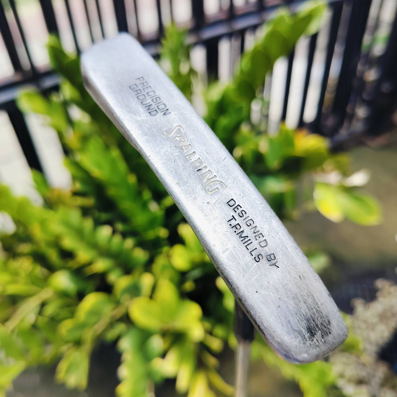PUTTER SPALDING ยาว 35 นิ้ว T.P.MILLED เล่นเข้าไลน์ได้ง่าย ทรงเพรียว สวย คลาสสิค ไม้กอล์ฟมือสอง ของแท้ By NakaraLuxurious