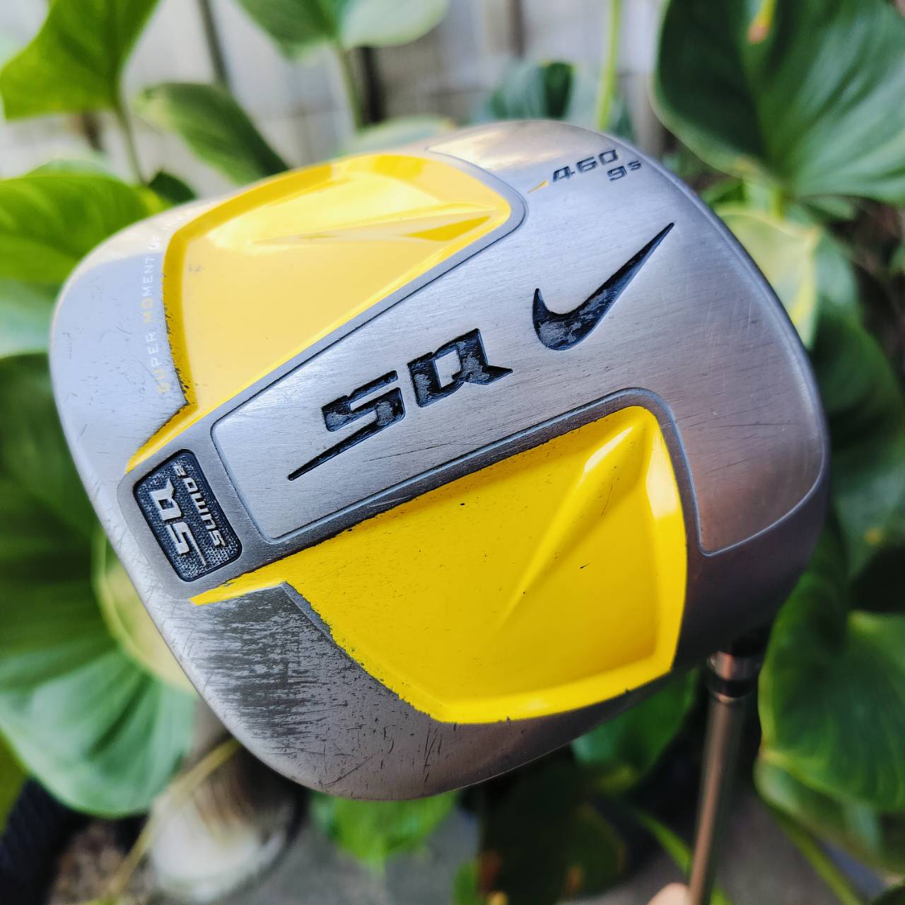 DRIVER NIKE SQ SUMO2 460 องศา 9.5 *** ก้านตัวแพง เด็ดพิเศษ!!! TOUR AD "PROTOTYPE" FLEX S หัวสี่เหลี่ยมแบบสุดๆ เหลี่ยมๆเลย ไม้กอล์ฟพรีเมี่ยมมือสอง ของแท้ By NakaraLuxurious