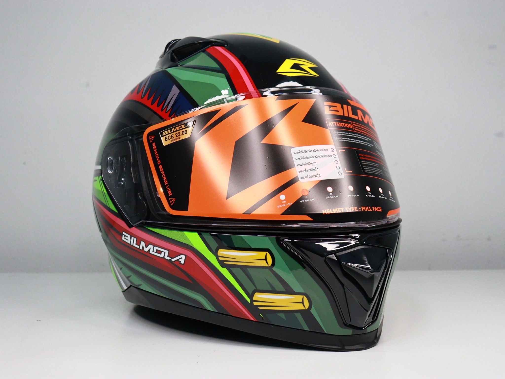 หมวกกันน็อค BILMOLA วันพีช รุ่น Veloce S(RORONOA ZORO) Size:S