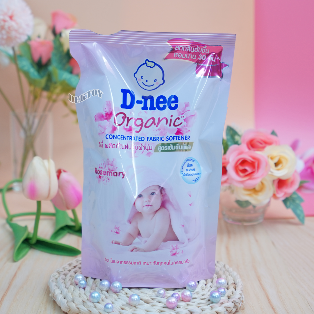 D-nee Organic ดีนี่ น้ำยาปรับผ้านุ่มสูตรเข้มข้นพิเศษ 500 มล.