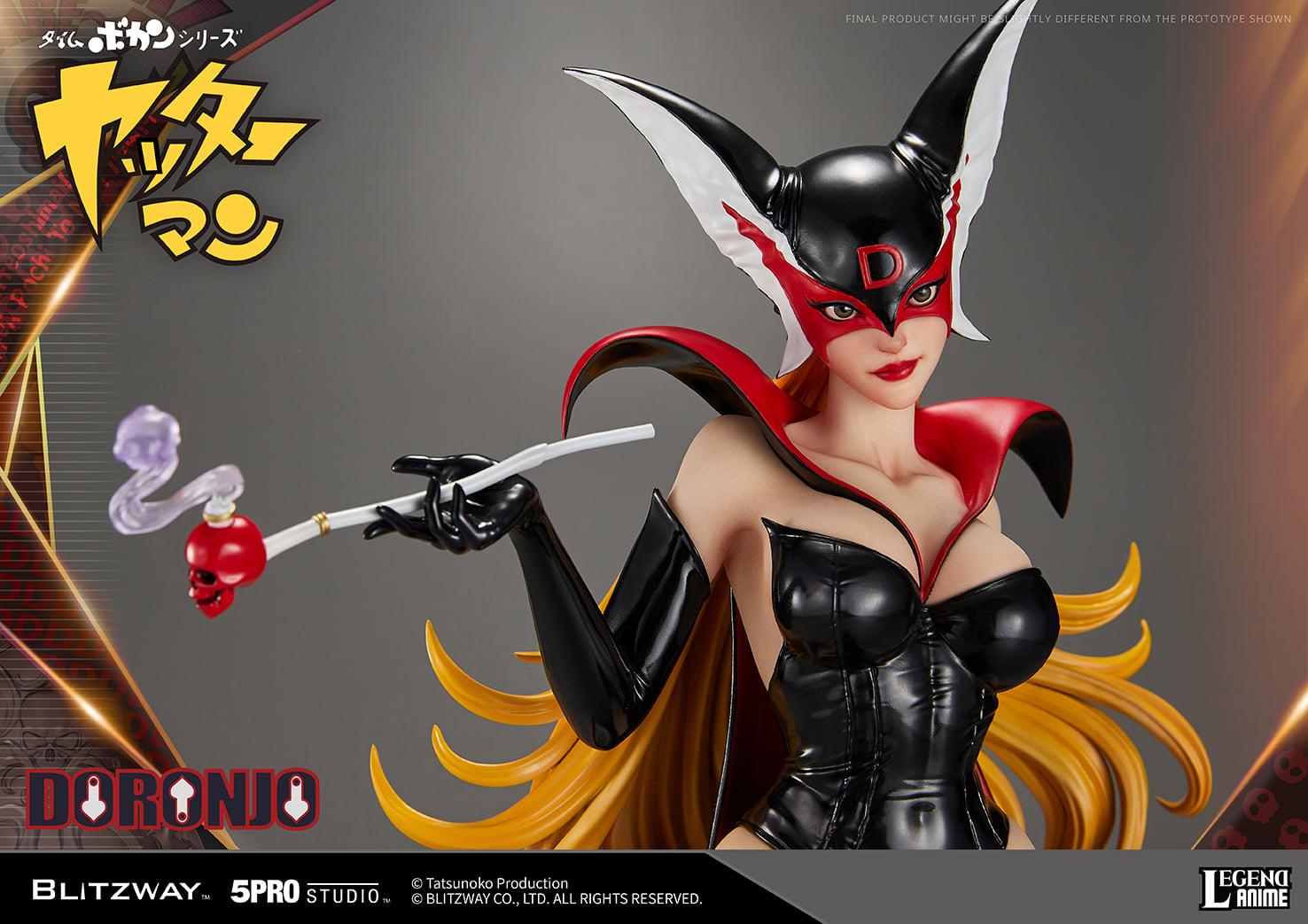 [สั่งจอง]Blitzway x 5PRO STUDIO 5PRO-LA-70301 1/4 : Time Bokan Series: Yattaman – DORONJO