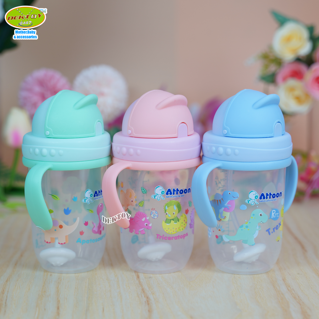 Attoon แอทตูน แก้วหัดดื่ม แก้วน้ำเสริมทักษะการดูด Magic 360