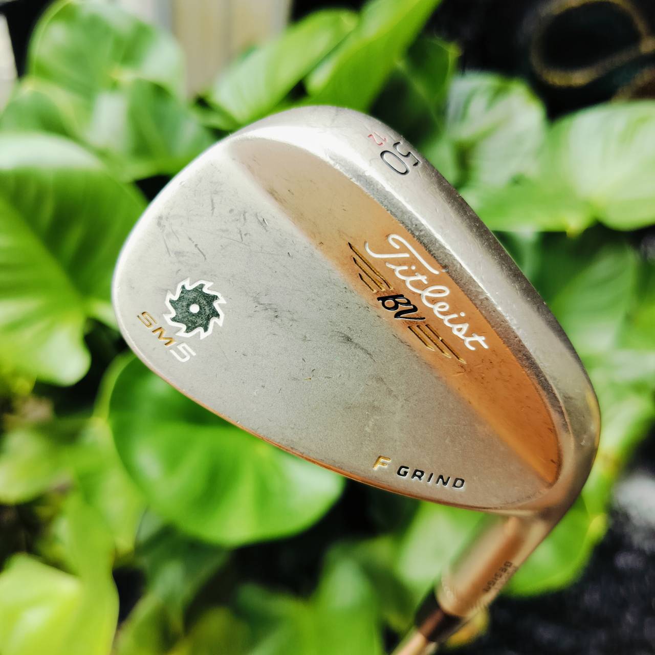 WEDGE TITLEIST VOKEY DESIGN SM5 F GRIND องศา 50 BOUNCE 12 สภาพสวย ก้าน SM5 VOKEY DESIGN FLEX WEDGE ต้นตำหรับสปินสุดโหด ไม้กอล์ฟพรีเมี่ยมมือสอง ของแท้ By NakaraLuxurious