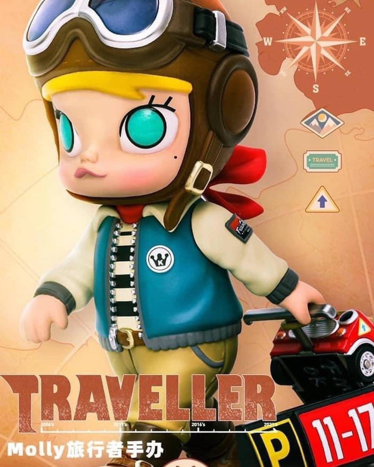 [สั่งจอง]Molly Traveller Big / MINICO Good Night Figurine