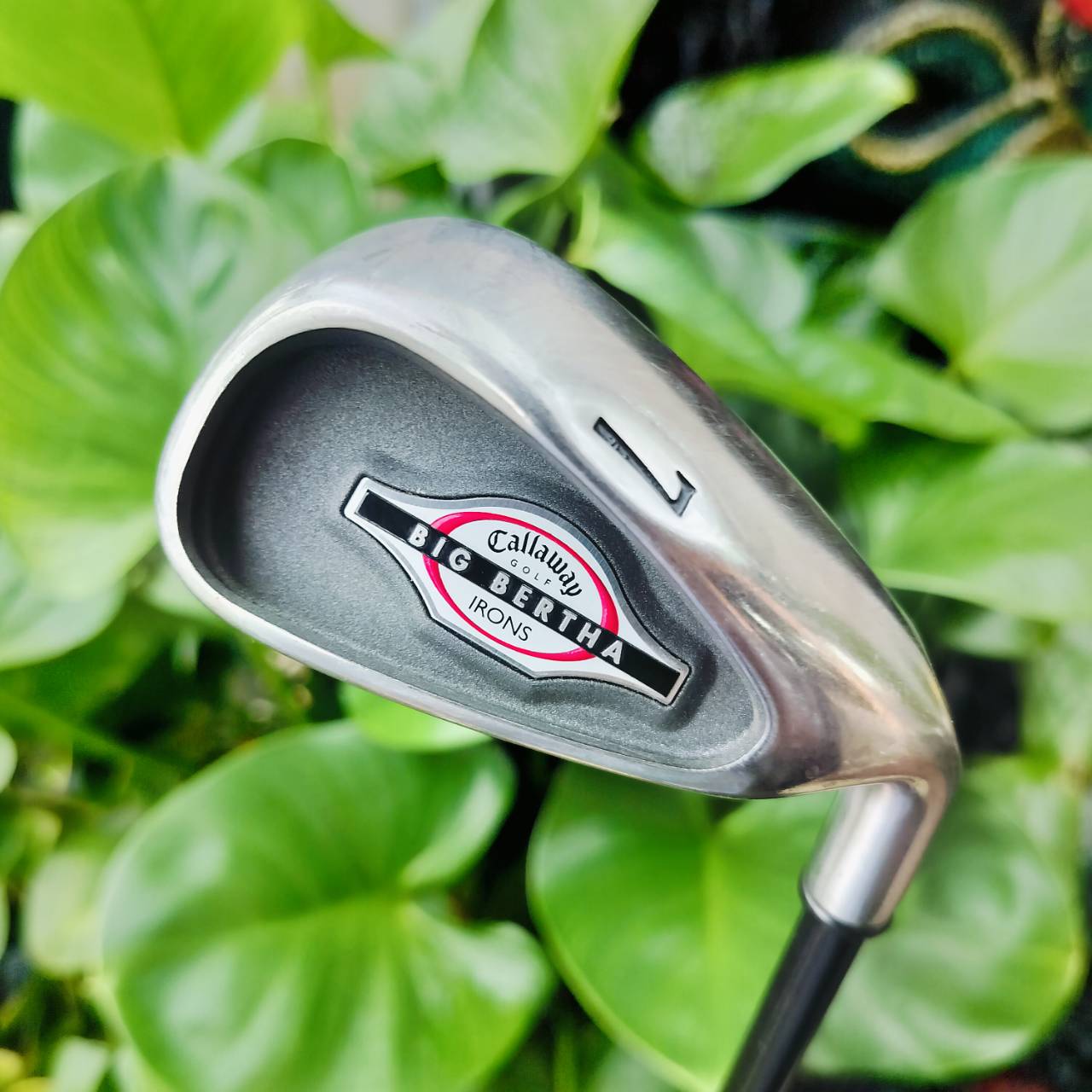 ชุดเหล็ก Callaway BIGBERTHAR สภาพสวยมากๆ เดิมๆ ทุกเหล็ก รูปทรงสุดคลาสสิค ก้านเจาะทะลุ ผ่าแฉกเป็นเอกลักษณ์ของ Callaway ไม้กอล์ฟพรีเมี่ยมมือสอง ของแท้ By NakaraLuxurious