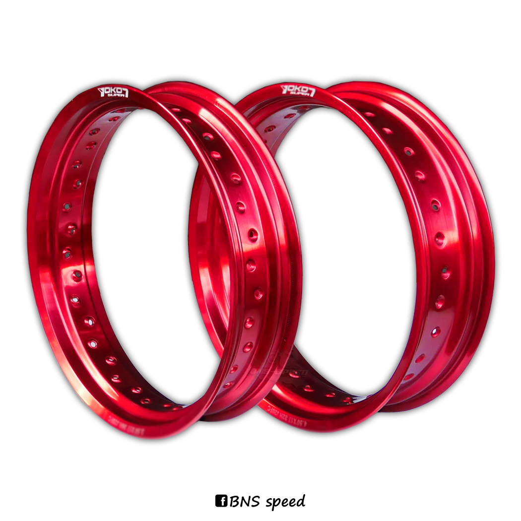 ขอบโมตาด Yoko Super 7 สีแดง