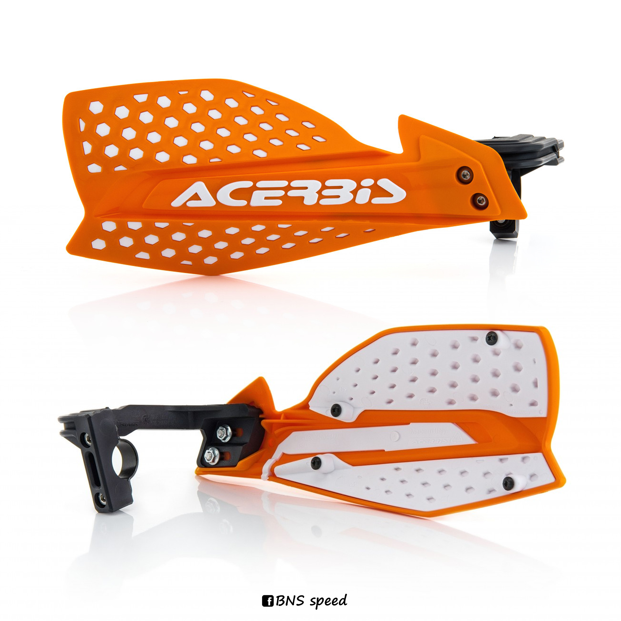 การ์ดแฮนด์ Acerbis X-Ultimate Oranger/White
