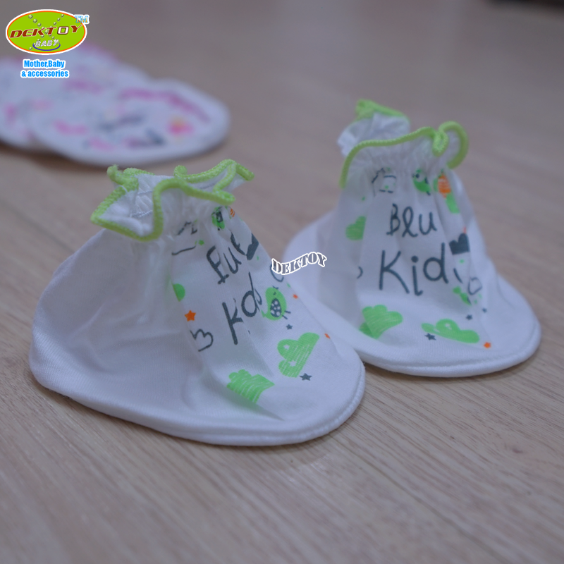 Littelhome baby ถุงมือ+ถุงเท้า เด็กแรกเกิด-3เดือน แพ็ค12คู่