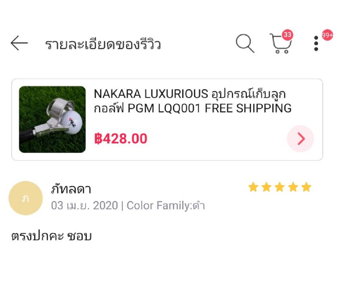 อุปกรณ์เก็บลูกกอล์ฟ LQQ001