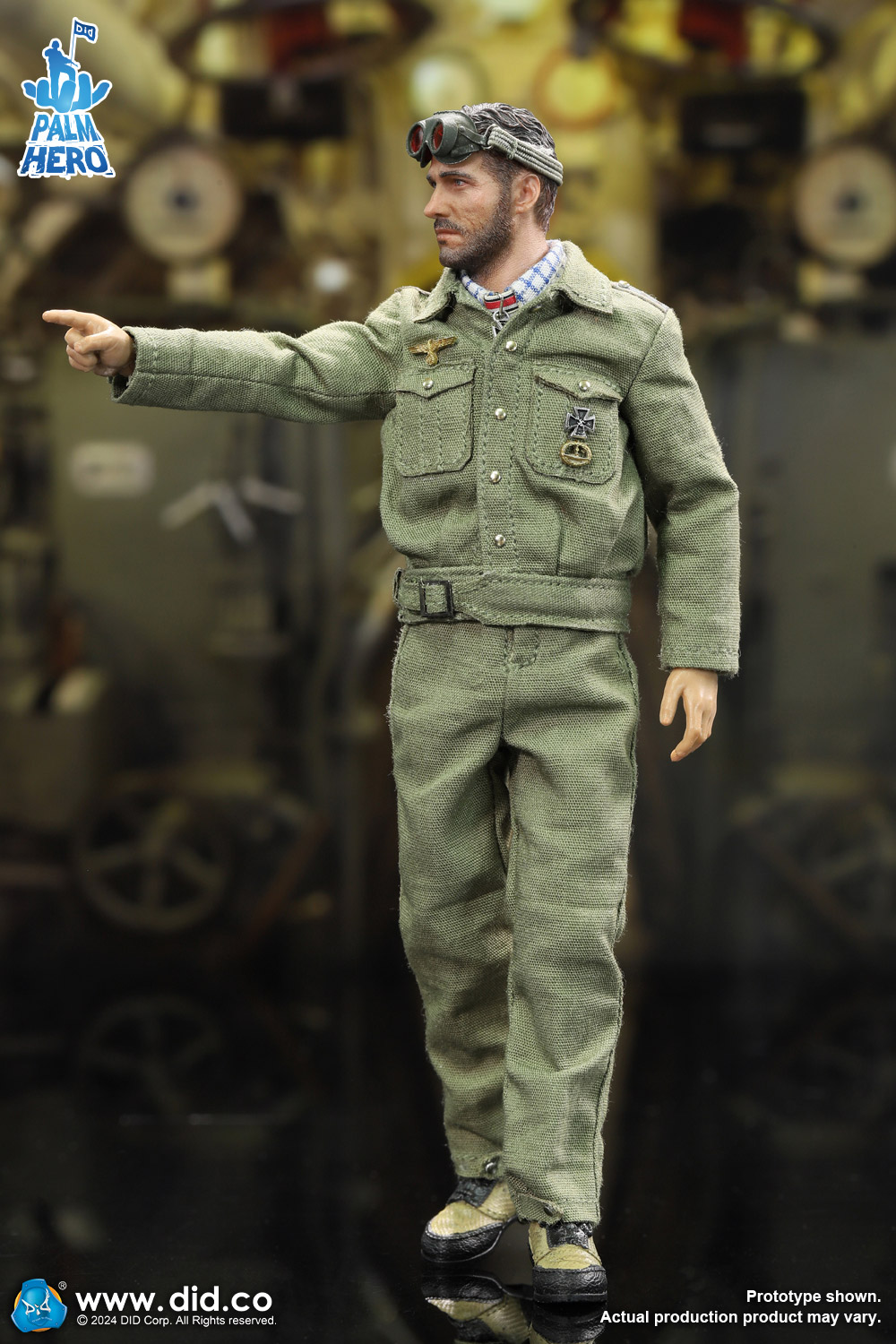 [สั่งจอง]DID XD80026 1/12 : Palm Hero Series WWII German U-Boat Commander - Lehmann