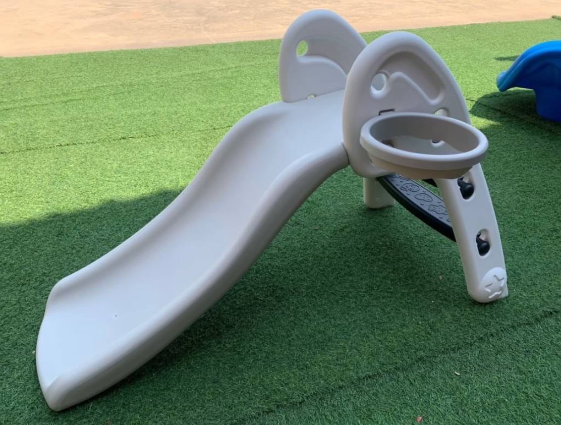 กระดานลื่นพร้อมแป้นบาส , ของเล่นเด็ก,เครื่องเล่นสนาม สนามเด็กเล่น พร้อมส่ง