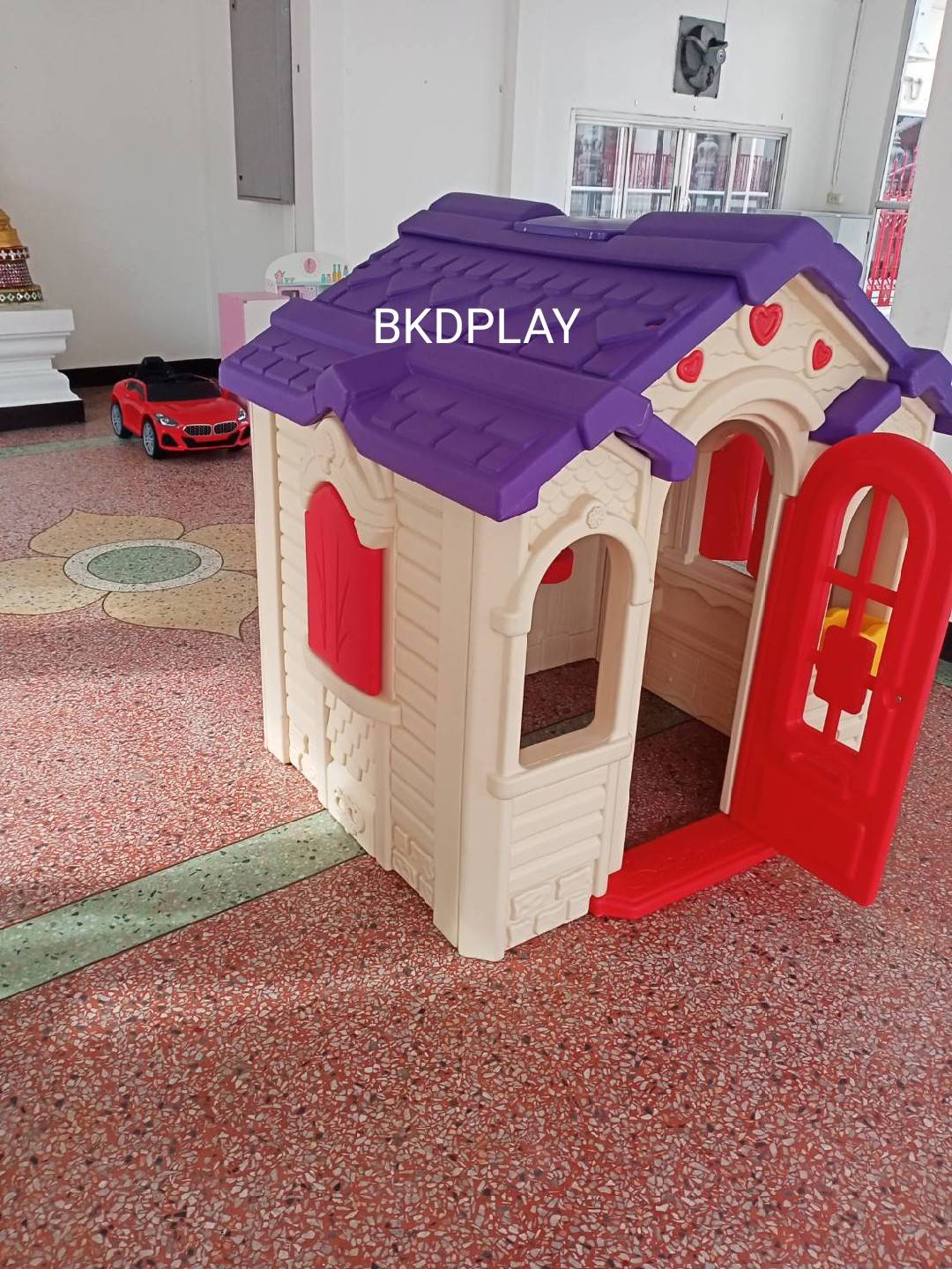 ส่งฟรี! บ้านเจ้าหญิงสีขาวม่วง บ้านของเล่น ,บ้านเด็ก ,บ้านพลาสติกของเล่นเด็ก,พร้อมส่ง