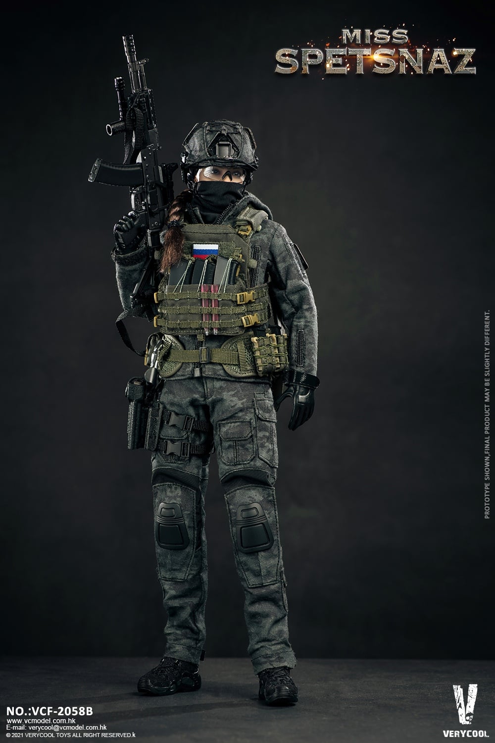 [สั่งจอง]VERYCOOL 1/6 : MCB Camouflage - Russian Special Combat Women Soldier