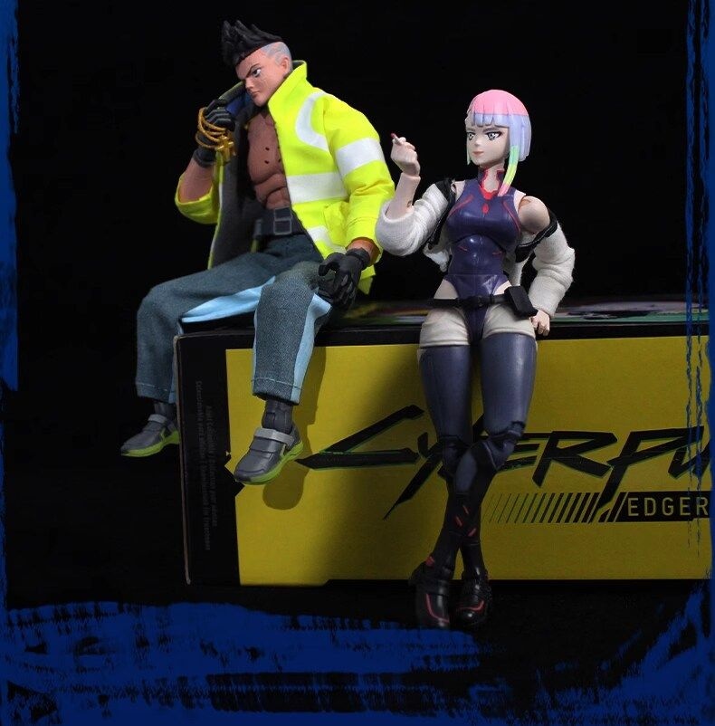 [พร้อมส่ง]JADA Toys 1/12 Ceyberpunk 2077 David & Lucy (เซตคู่)