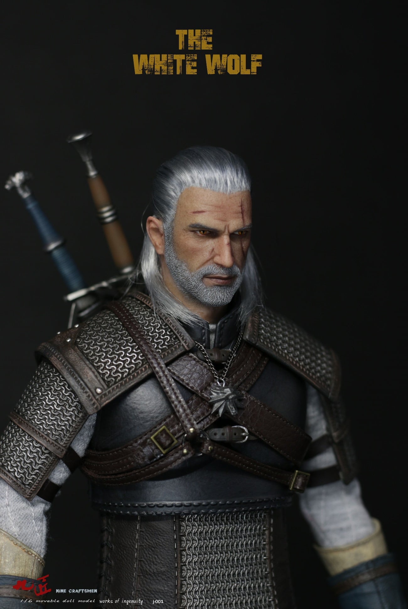 [พร้อมส่ง ]Nine Craftsmen J-001 1/6 : White Wolf Action Figure