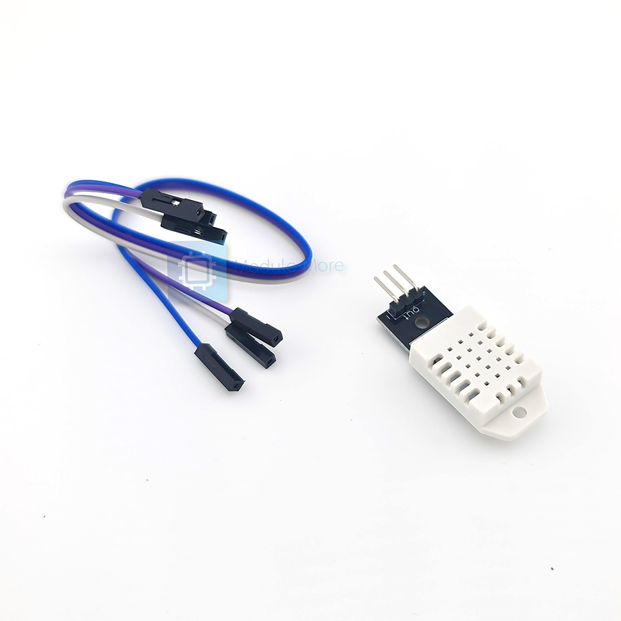 โมดูลวัดอุณหภูมิและความชื้น DHT22 / AM2302 Module Temperature and Humidity Sensor Module พร้อมสายไฟ
