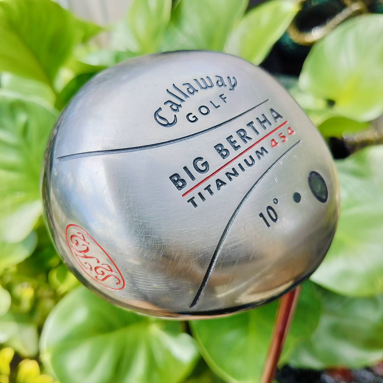 Driver Callaway BIGBERTHAR 454 วัสดุ BETA TITANIUM ตีดีแบบสุดๆ เป็นก้านเสียบแบบทะลุ สุดคลาสสิค ไม้กอล์ฟมือสอง ของแท้ By NakaraLuxurious