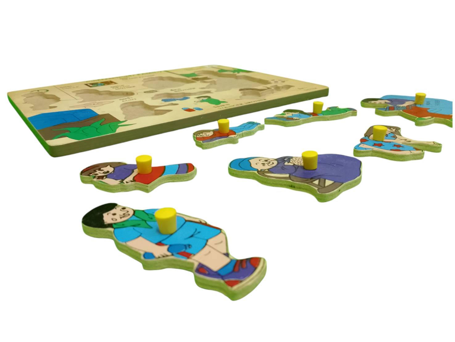 ภาพตัดต่อเด็กครอบครัว (8 ชิ้น) ตัวต่อ,จิ๊กซอ, ของเล่นเสริมพัฒนาการเด็ก, ของเล่น,สื่อการสอน,พร้อมส่ง