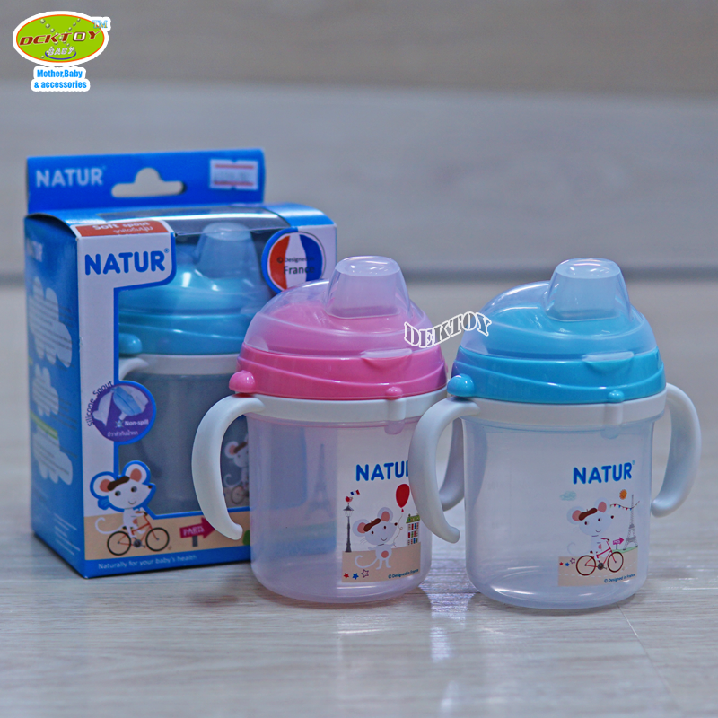 NATUR เนเจอร์ ถ้วยหัดจิบเนเจอร์ 200 มล.6เดือนขึ้นไป 80050