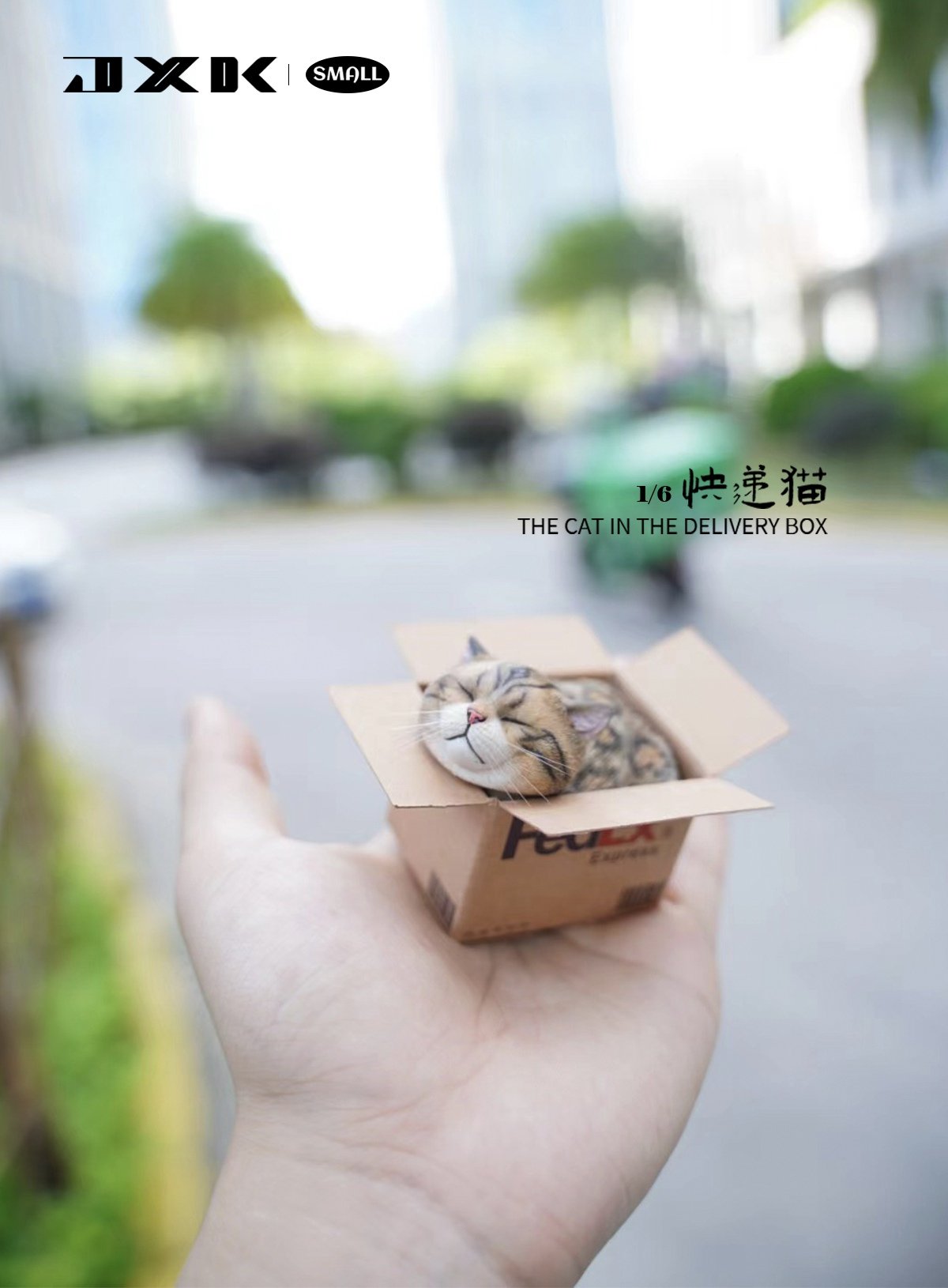 [สั่งจอง]JXK small JS2213 1/6 : The Cat In The Delivery Box