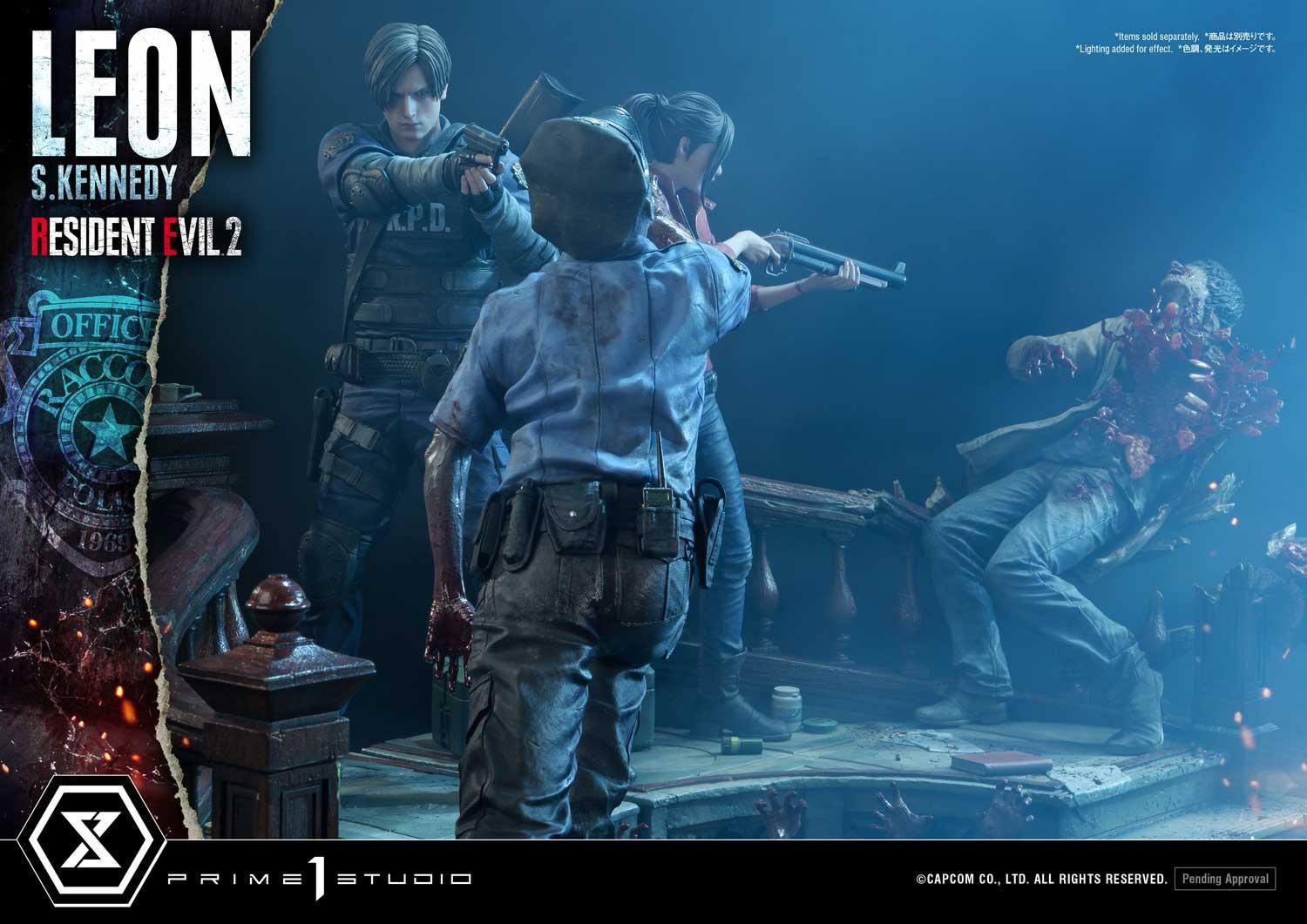 [สั่งจอง]Prime 1 Studio UPMRE2 : Resident Evil 2 Leon S. Kennedy & Claire Redfield