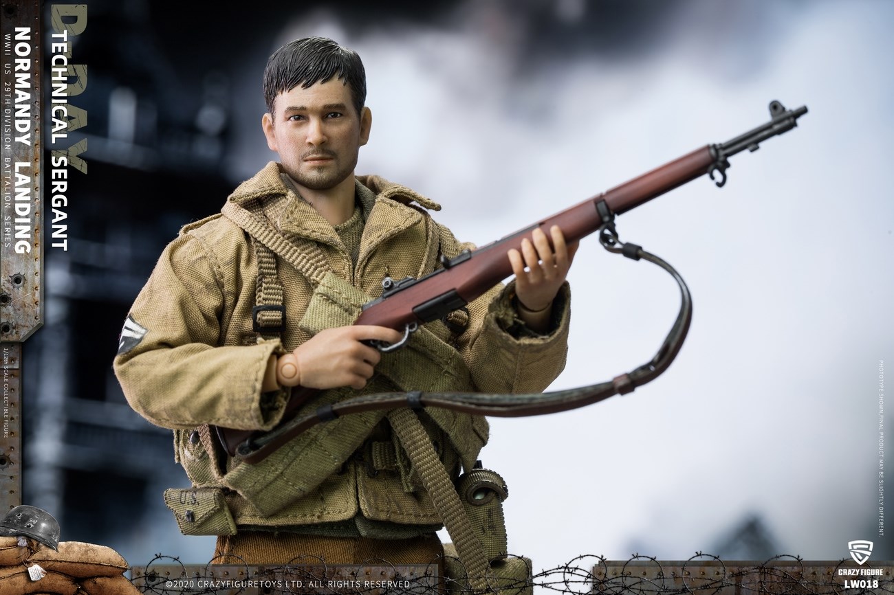 [สั่งจอง]Crazy Figure 1/12 : WWII U.S. Rangers On D-Day
