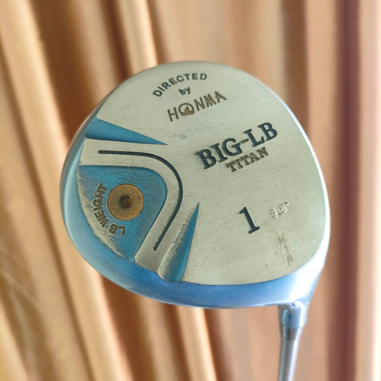 DRIVER HONMA BIG-LB องศา 9.5 ก้าน NEW TITANIUM CABRON ก้าน 2 ดาว ** FLEX S-1 ก้านไทเทเนี่ยมก้านดีมาก ไม้กอล์ฟพรีเมี่ยมมือสอง ของแท้ By NakaraLuxurious