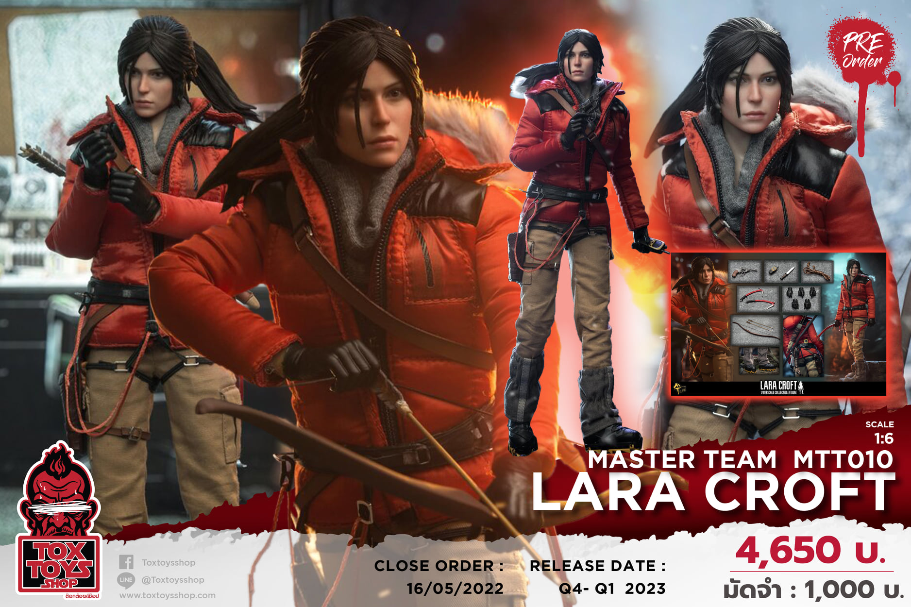 [สั่งจอง] Master Team (MTTOYS) MTT010 1/6 : Lara Croft