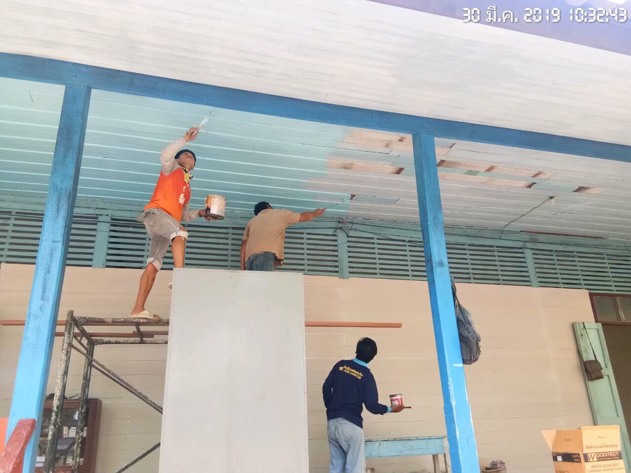 งานซ่อมอาคารเรียน ร.ร บ้านดอนฟักทอง