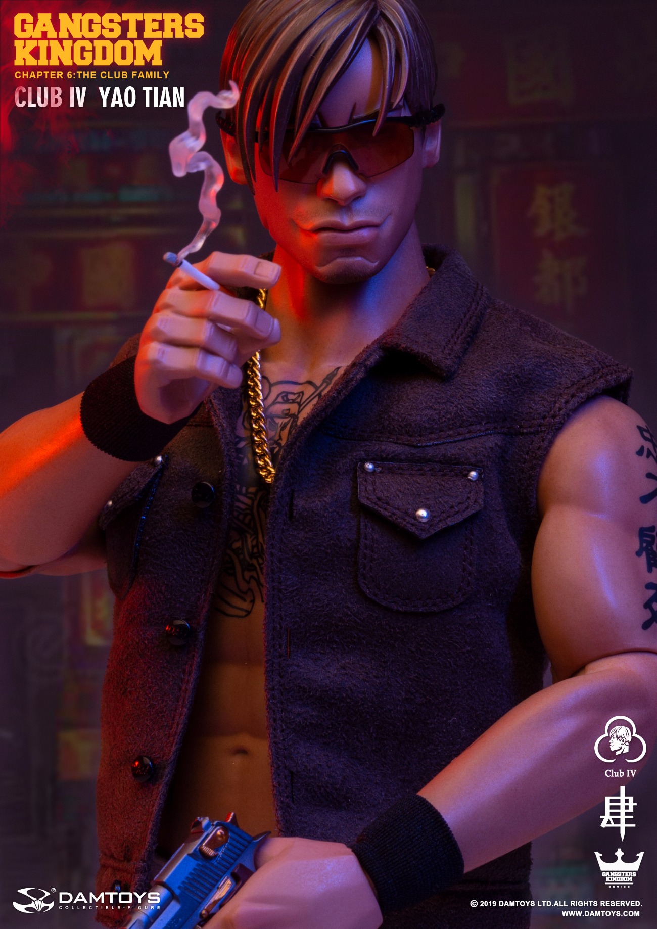 สั่งจอง]DAMTOYS GK019A &TABERNACLE GK019B 1/6 Gangsters