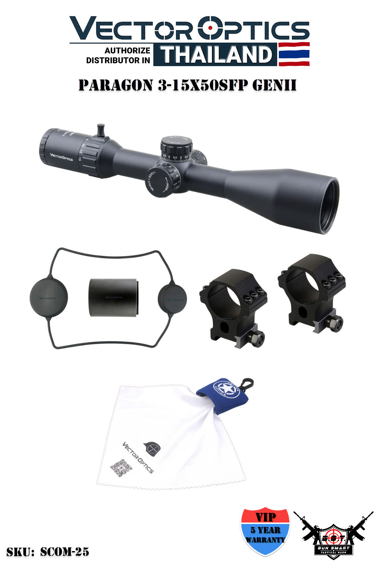 @@@ VECTOR OPTICS PARAGON 3-15×50 最高性能!? LEUPOLD並!? スコープ Vector Optics Paragon 3-15x50 SFP - Optics Trade